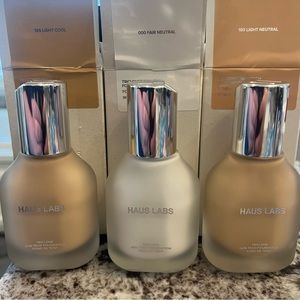 Haus Labs Foundation - Light Neutral, Light Cool and Fair Neutral